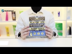 Boîtes d'emballage en papier de dispensaire personnalisées pour les cigares à cigarettes