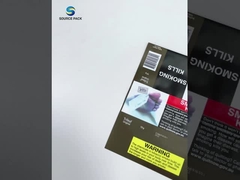 Emballage de tabac écologique Sacoche résistante à l'humidité plastique stratifié Conception sur mesure