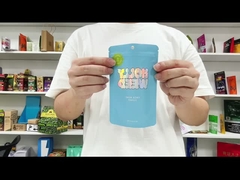 Emballages anti-UV pour les mauvaises herbes Sacs Mylar holographiques personnalisés avec contrôle des odeurs